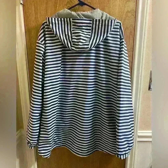 Charles River Apparel Women’s Size XXL Chatham Anorak Striped Navy White Jacket - Picture 14 of 14